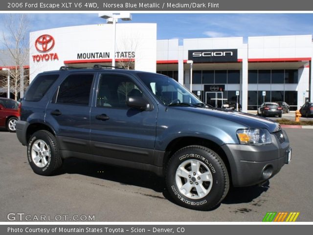2006 Ford Escape XLT V6 4WD in Norsea Blue Metallic