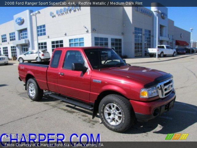 2008 Ford Ranger Sport SuperCab 4x4 in Redfire Metallic