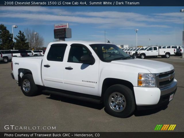 2008 Chevrolet Silverado 1500 LS Crew Cab 4x4 in Summit White
