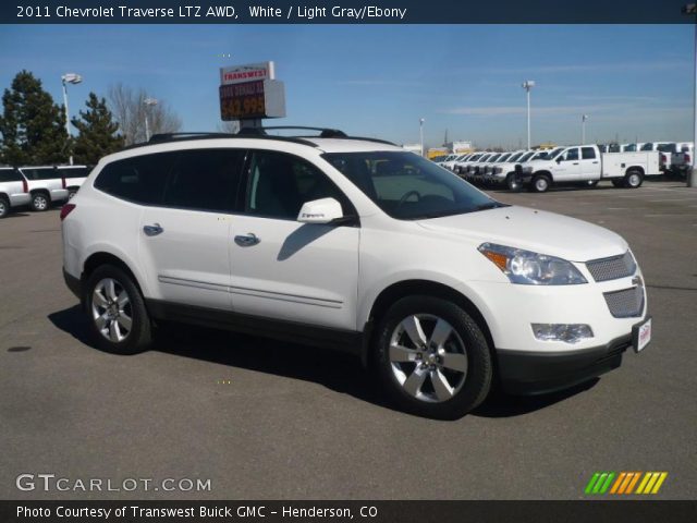 2011 Chevrolet Traverse LTZ AWD in White