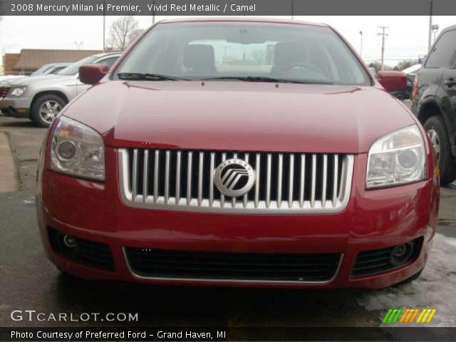 2008 Mercury Milan I4 Premier in Vivid Red Metallic
