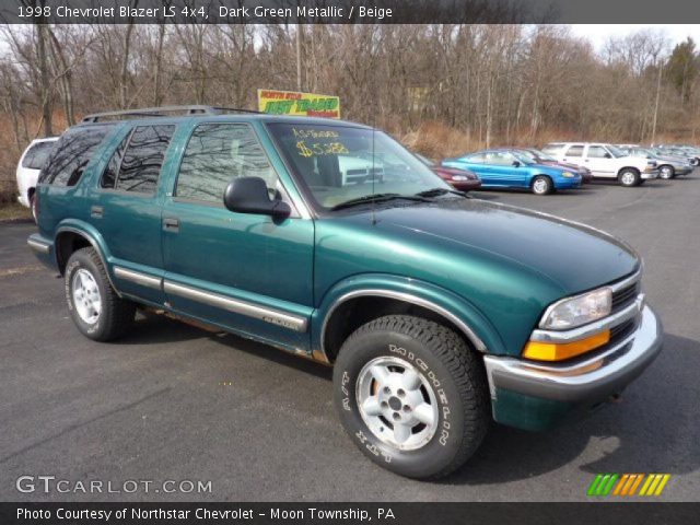 1998 Chevrolet Blazer LS 4x4 in Dark Green Metallic
