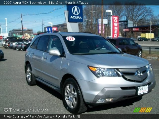 2007 Acura MDX Technology in Billet Silver Metallic