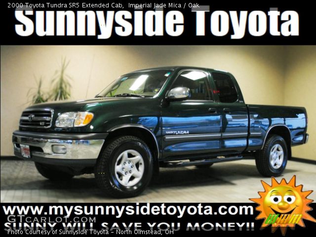 2000 Toyota Tundra SR5 Extended Cab in Imperial Jade Mica