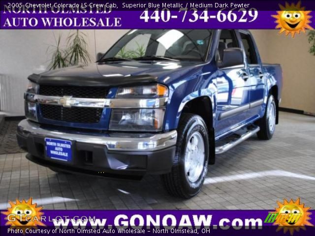 2005 Chevrolet Colorado LS Crew Cab in Superior Blue Metallic