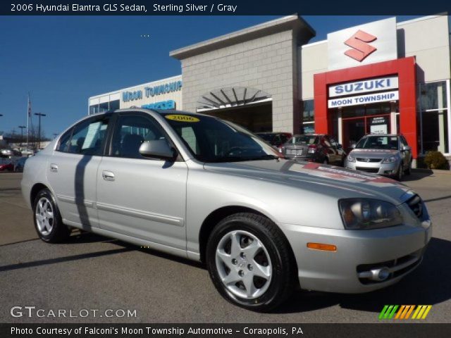 2006 Hyundai Elantra GLS Sedan in Sterling Silver