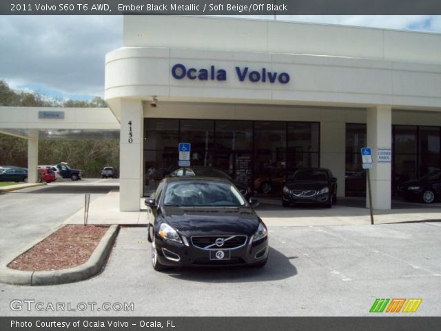 2011 Volvo S60 T6 AWD in Ember Black Metallic