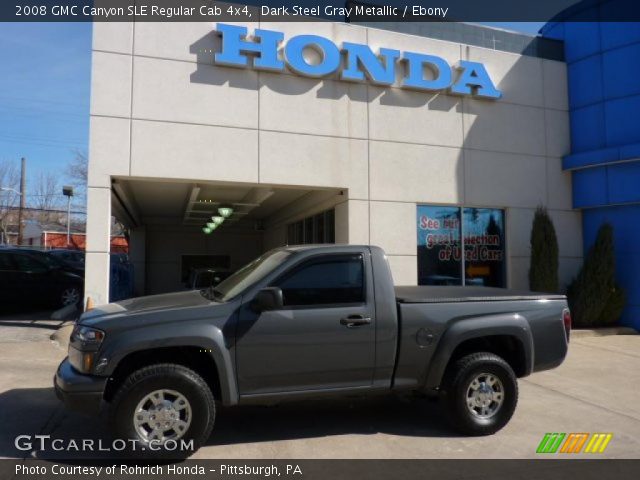 2008 GMC Canyon SLE Regular Cab 4x4 in Dark Steel Gray Metallic