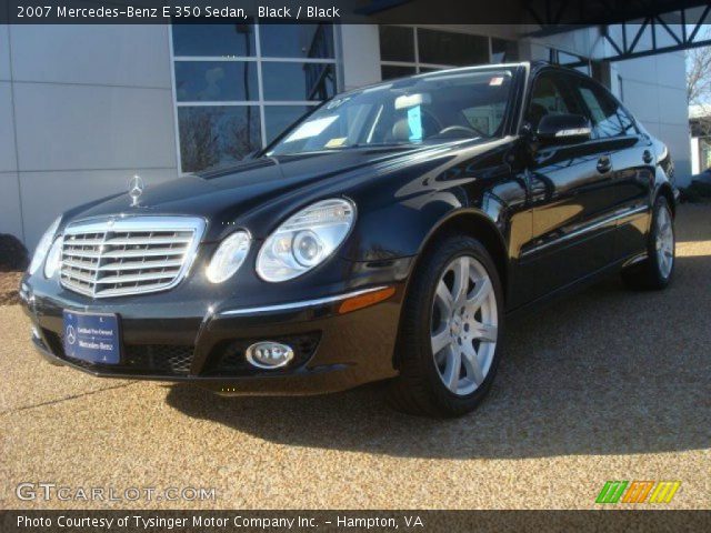 2007 Mercedes-Benz E 350 Sedan in Black