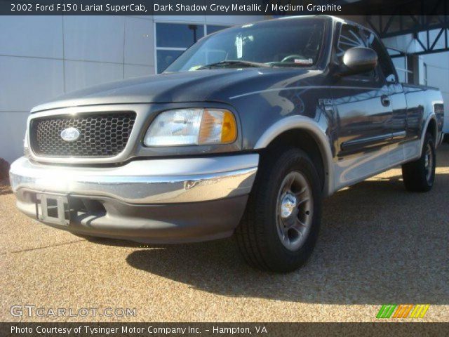 2002 Ford F150 Lariat SuperCab in Dark Shadow Grey Metallic