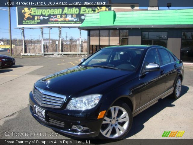 2008 Mercedes-Benz C 300 4Matic Luxury in Black
