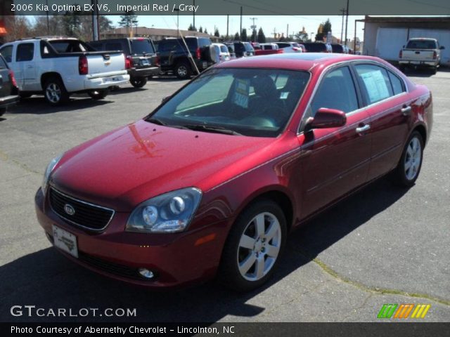 2006 Kia Optima EX V6 in Imperial Red