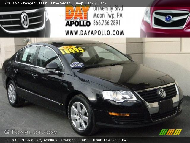 2008 Volkswagen Passat Turbo Sedan in Deep Black