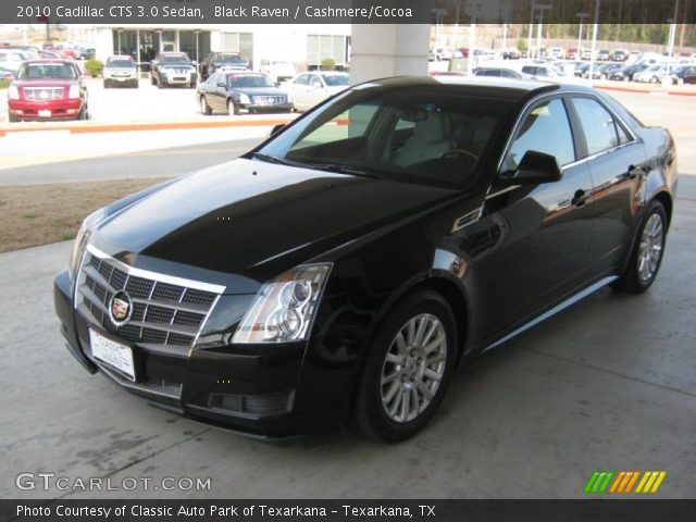 2010 Cadillac CTS 3.0 Sedan in Black Raven