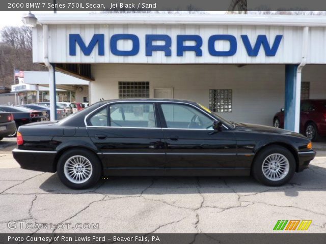 2000 BMW 7 Series 750iL Sedan in Jet Black