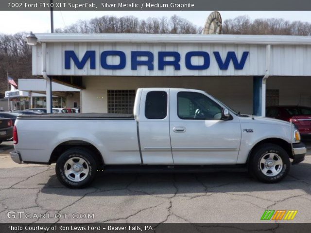 2002 Ford F150 XLT SuperCab in Silver Metallic