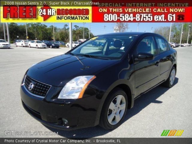 2008 Nissan Sentra 2.0 in Super Black