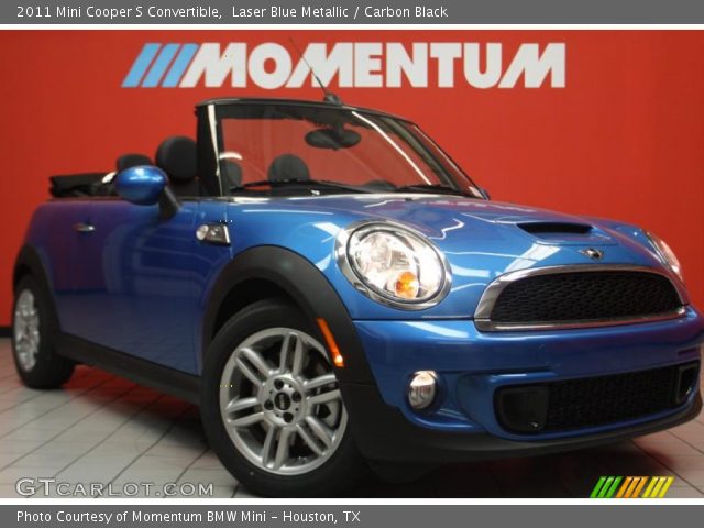2011 Mini Cooper S Convertible in Laser Blue Metallic