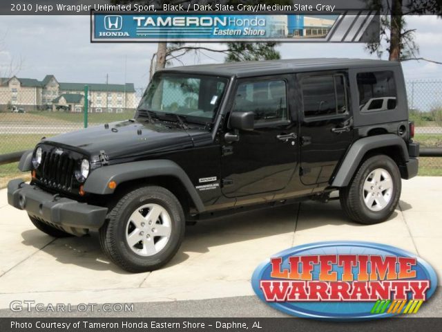 2010 Jeep Wrangler Unlimited Sport in Black
