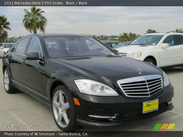 2011 Mercedes-Benz S 550 Sedan in Black