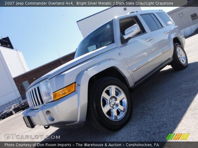 2007 Jeep Commander Overland 4x4 in Bright Silver Metallic