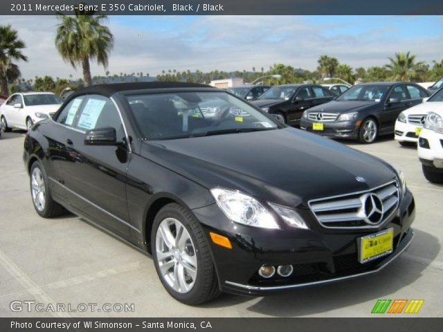 2011 Mercedes-Benz E 350 Cabriolet in Black