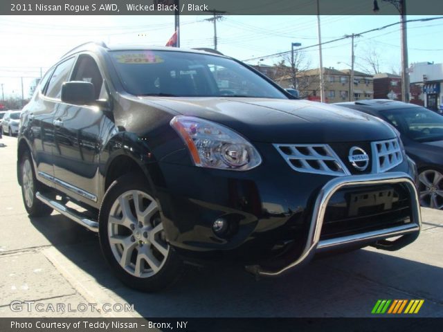 2011 Nissan Rogue S AWD in Wicked Black