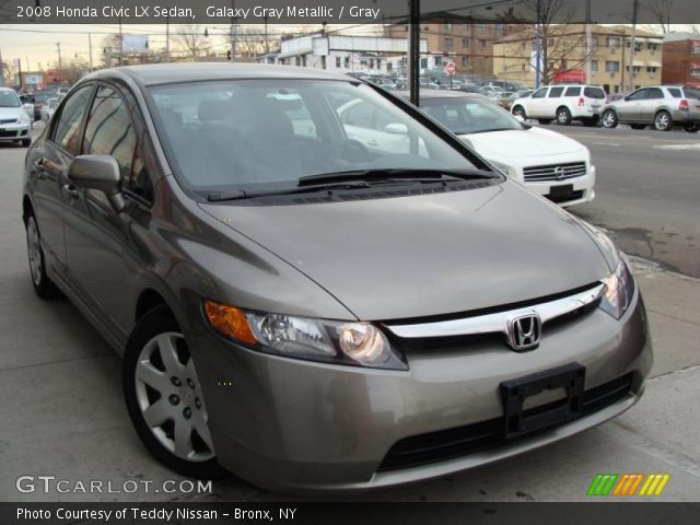 2008 Honda Civic LX Sedan in Galaxy Gray Metallic