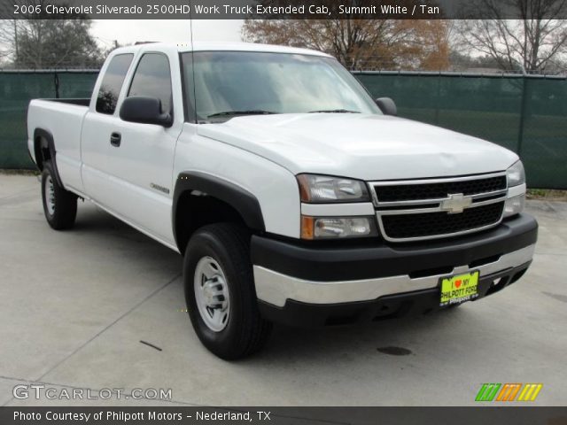 2006 Chevrolet Silverado 2500HD Work Truck Extended Cab in Summit White