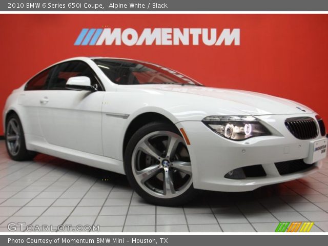 2010 BMW 6 Series 650i Coupe in Alpine White