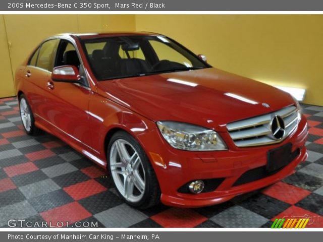 2009 Mercedes-Benz C 350 Sport in Mars Red