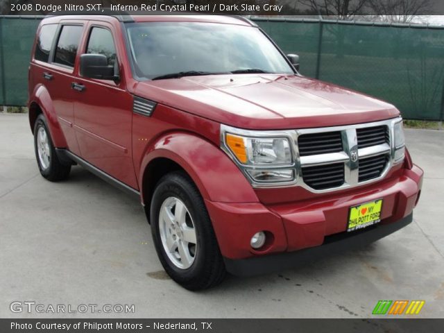 2008 Dodge Nitro SXT in Inferno Red Crystal Pearl