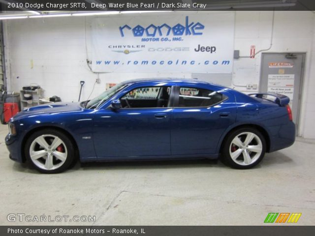 2010 Dodge Charger SRT8 in Deep Water Blue Pearl
