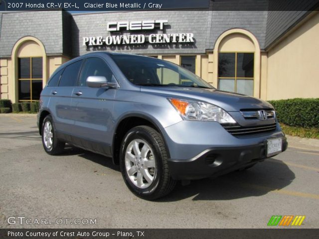 2007 Honda CR-V EX-L in Glacier Blue Metallic