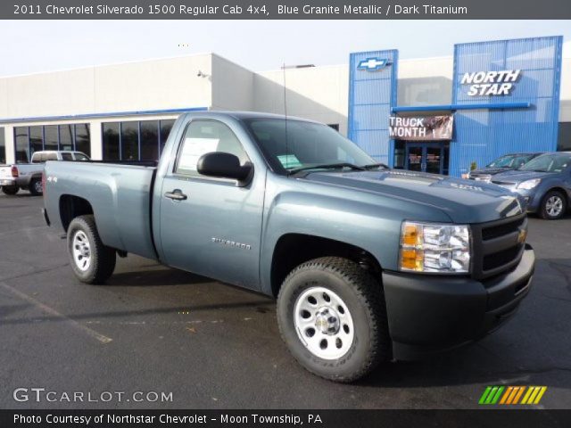 2011 Chevrolet Silverado 1500 Regular Cab 4x4 in Blue Granite Metallic