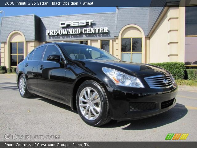 2008 Infiniti G 35 Sedan in Black Obsidian