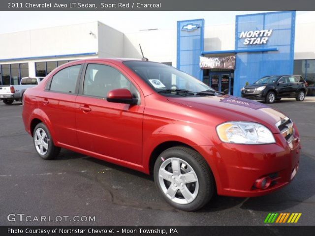 2011 Chevrolet Aveo LT Sedan in Sport Red
