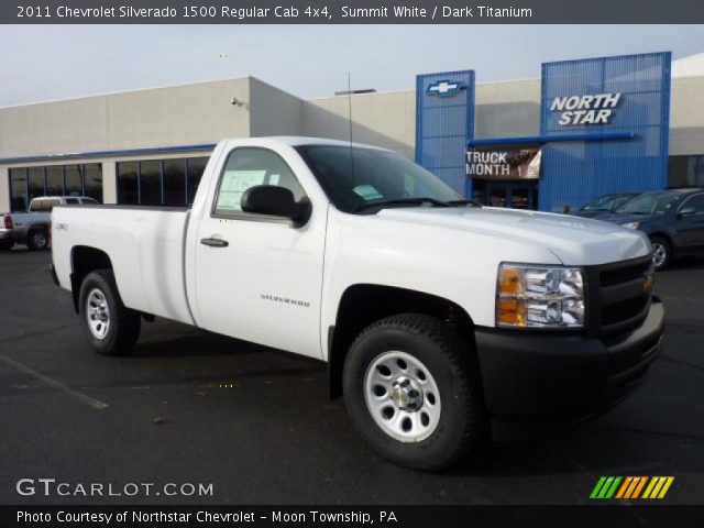 2011 Chevrolet Silverado 1500 Regular Cab 4x4 in Summit White