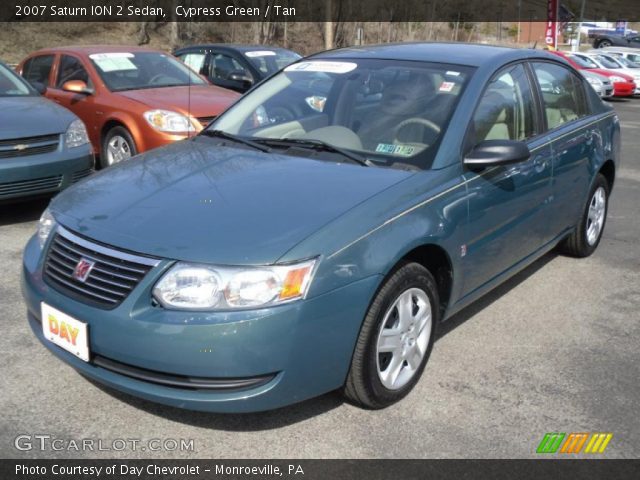 2007 Saturn ION 2 Sedan in Cypress Green