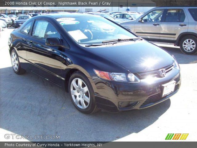 2008 Honda Civic LX Coupe in Nighthawk Black Pearl