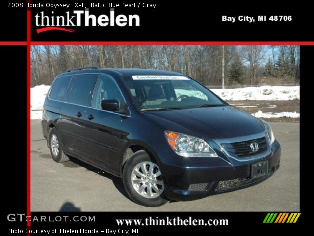 2008 Honda Odyssey EX-L in Baltic Blue Pearl