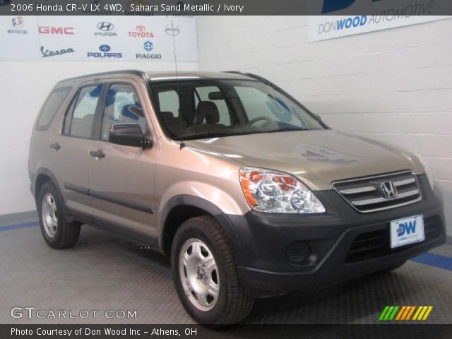 2006 Honda CR-V LX 4WD in Sahara Sand Metallic