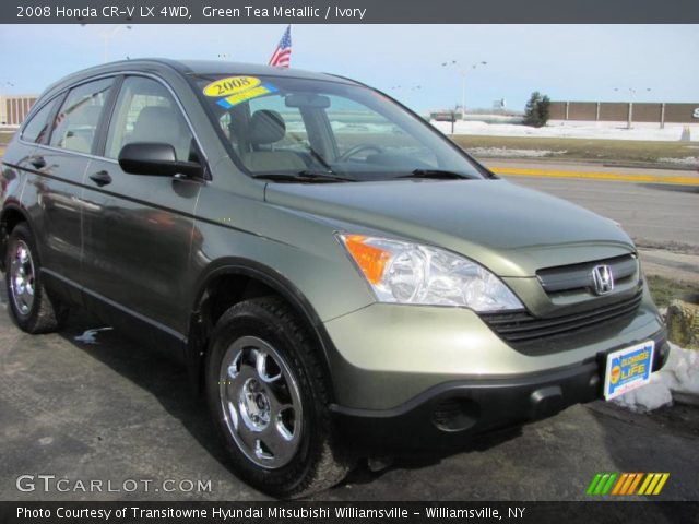 2008 Honda CR-V LX 4WD in Green Tea Metallic