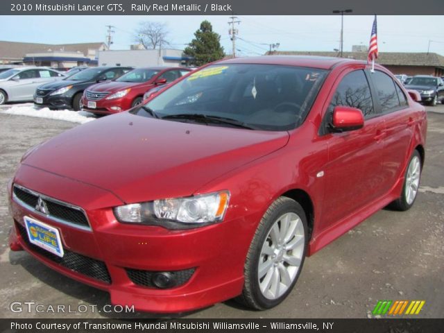 2010 Mitsubishi Lancer GTS in Rally Red Metallic