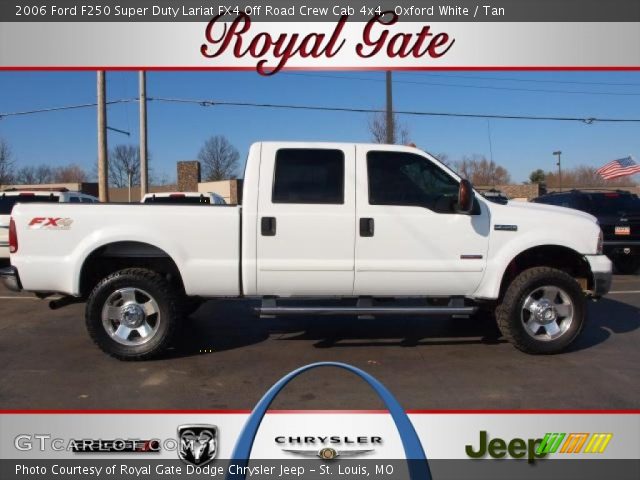 2006 Ford F250 Super Duty Lariat FX4 Off Road Crew Cab 4x4 in Oxford White