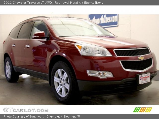 2011 Chevrolet Traverse LT AWD in Red Jewel Metallic