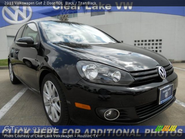2011 Volkswagen Golf 2 Door TDI in Black
