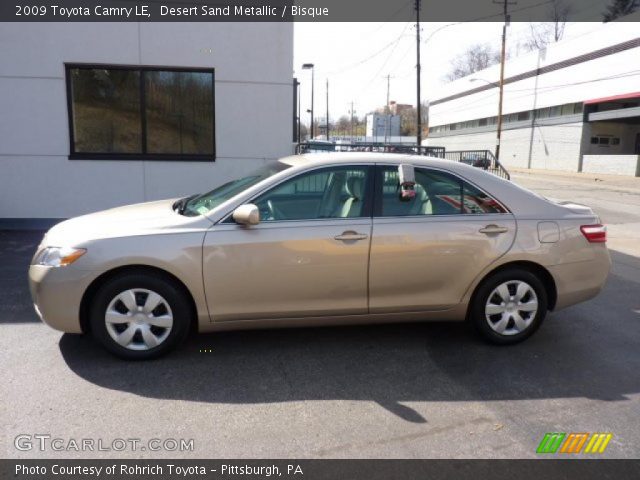 2009 Toyota Camry LE in Desert Sand Metallic