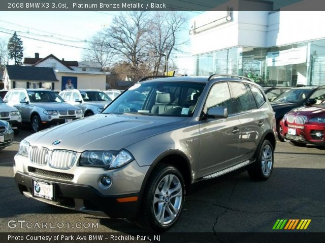 2008 BMW X3 3.0si in Platinum Bronze Metallic