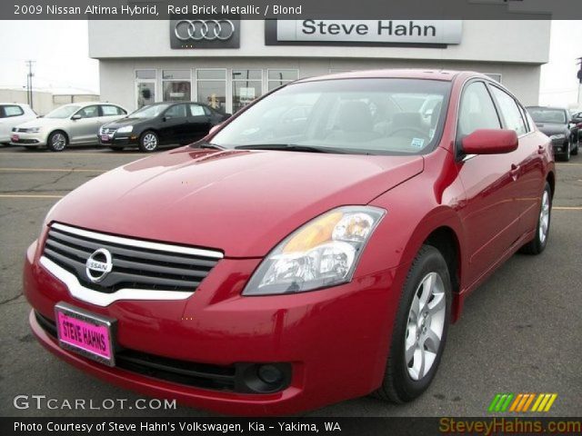 2009 Nissan Altima Hybrid in Red Brick Metallic